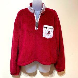 Summit Sportswear Alabama Women’s Sherpa Top size Large NWT